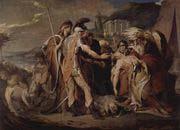 James Barry King Lear mourns Cordelia death Germany oil painting art